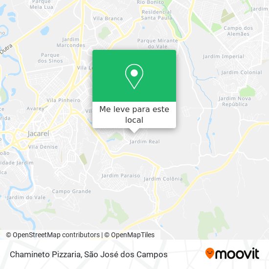 Chamineto Pizzaria mapa