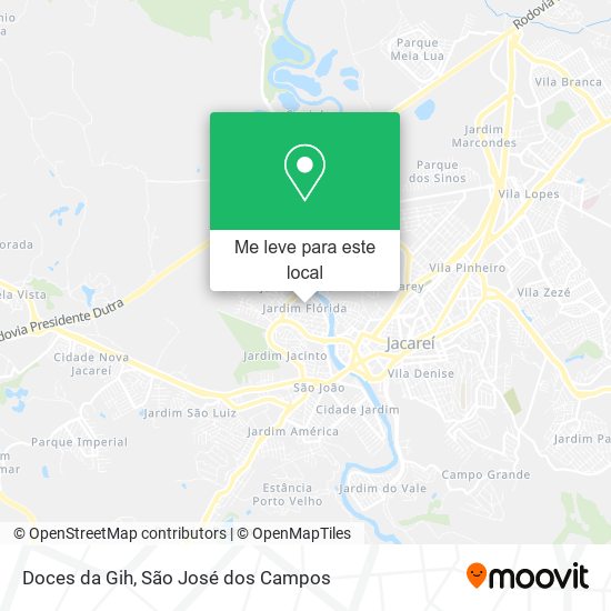 Doces da Gih mapa