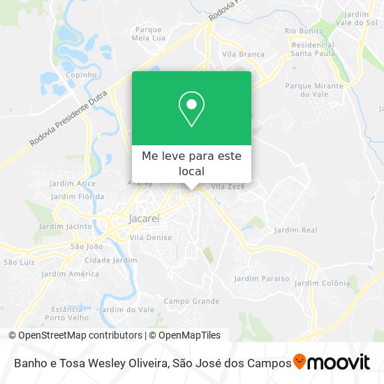 Banho e Tosa Wesley Oliveira mapa