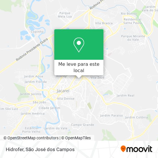Hidrofer mapa