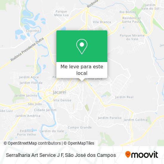 Serralharia Art Service J F mapa