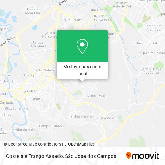 Costela e Frango Assado mapa