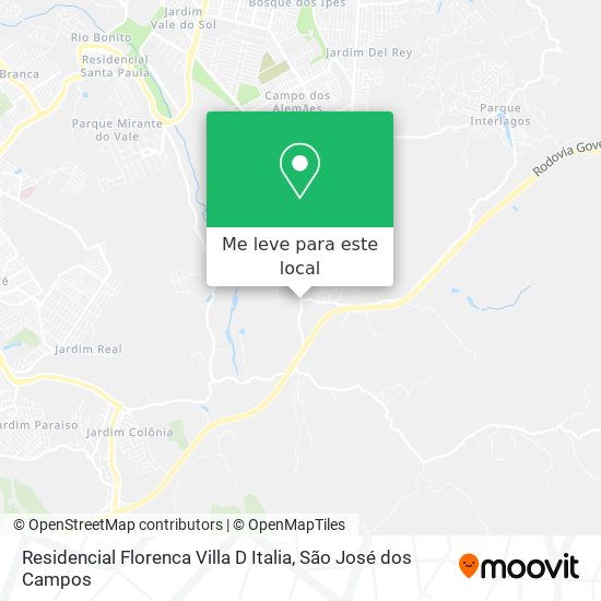 Residencial Florenca Villa D Italia mapa