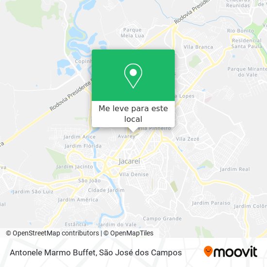Antonele Marmo Buffet mapa