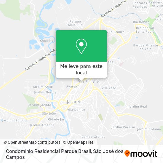 Condominio Residencial Parque Brasil mapa