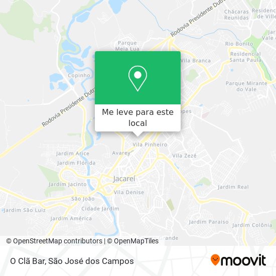O Clã Bar mapa