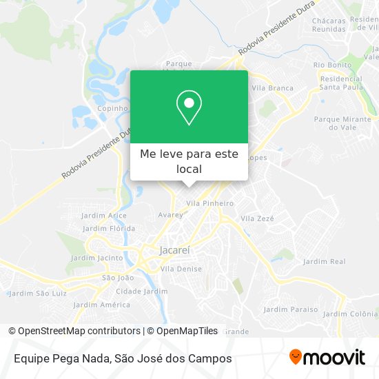 Equipe Pega Nada mapa