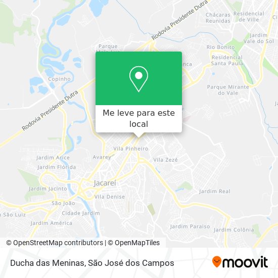 Ducha das Meninas mapa