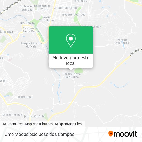 Jme Modas mapa