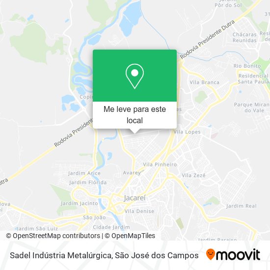 Sadel Indústria Metalúrgica mapa