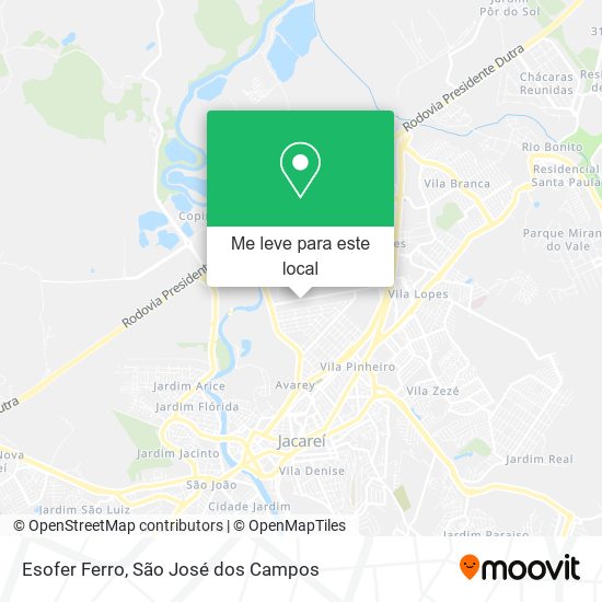 Esofer Ferro mapa
