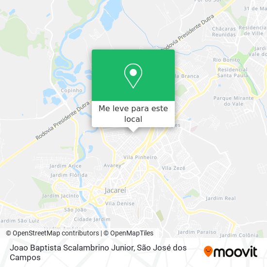 Joao Baptista Scalambrino Junior mapa
