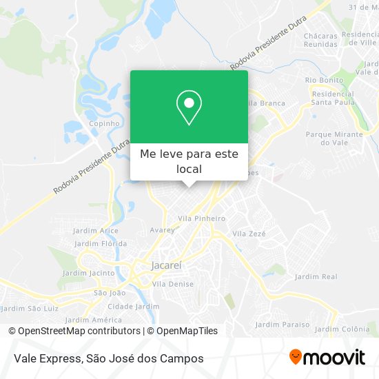 Vale Express mapa