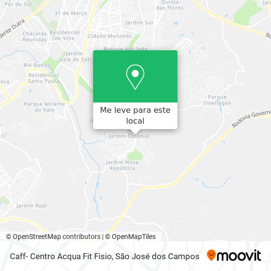 Caff- Centro Acqua Fit Fisio mapa