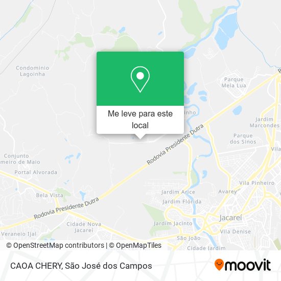 CAOA CHERY mapa