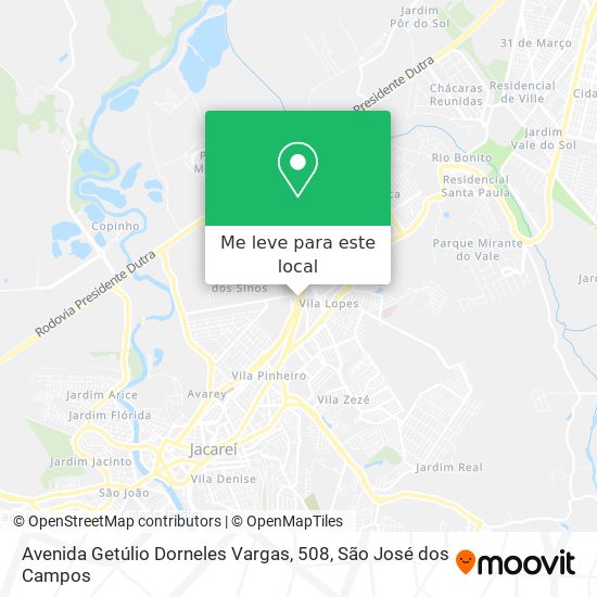 Avenida Getúlio Dorneles Vargas, 508 mapa