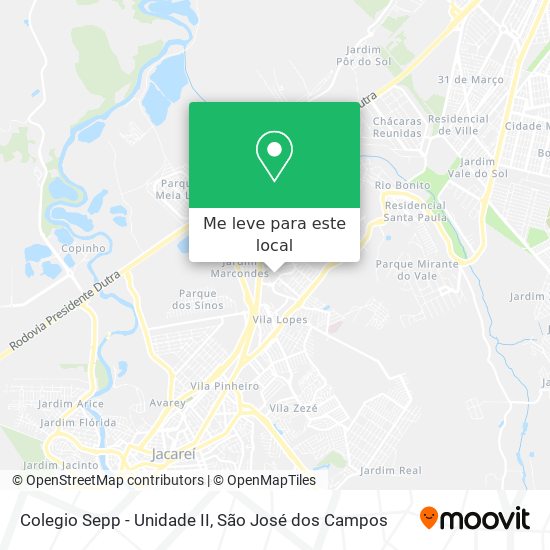 Colegio Sepp - Unidade II mapa