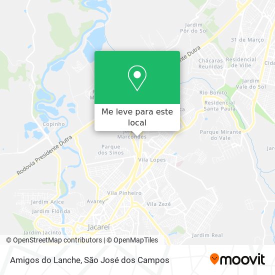 Amigos do Lanche mapa