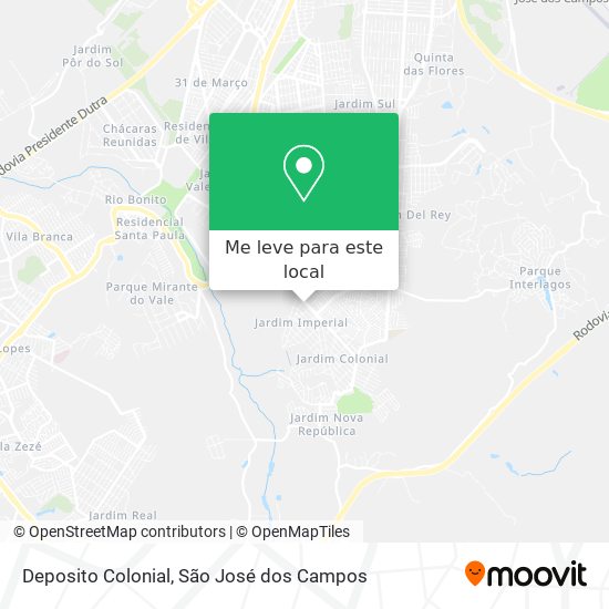 Deposito Colonial mapa