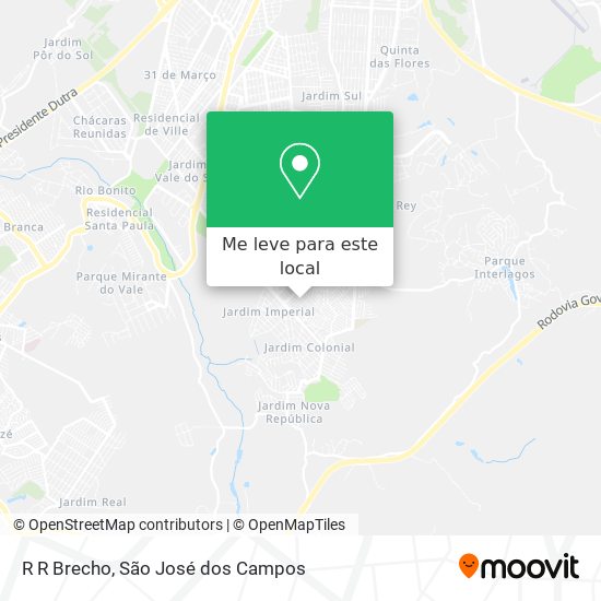 R R Brecho mapa