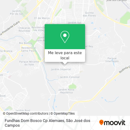 Fundhas Dom Bosco Cp Alemaes mapa