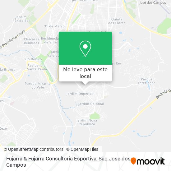 Fujarra & Fujarra Consultoria Esportiva mapa
