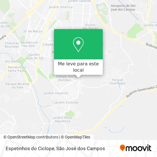 Espetinhos do Ciclope mapa