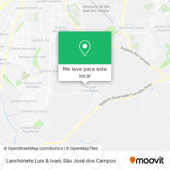 Lanchonete Luis & Ivani mapa