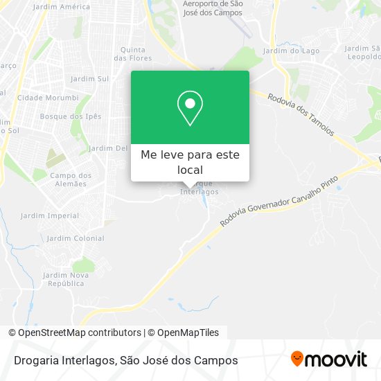 Drogaria Interlagos mapa