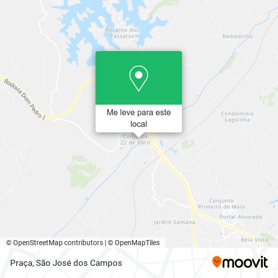 Praça mapa