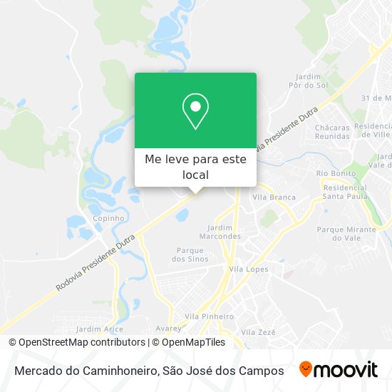 Mercado do Caminhoneiro mapa