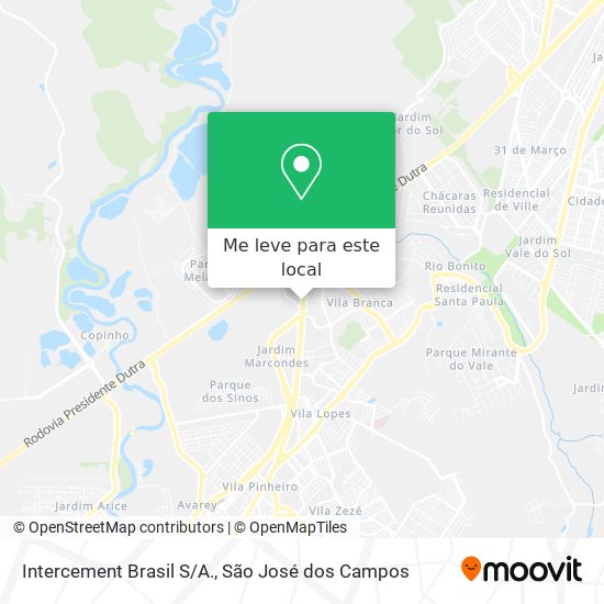 Intercement Brasil S/A. mapa