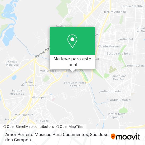 Amor Perfeito Músicas Para Casamentos mapa