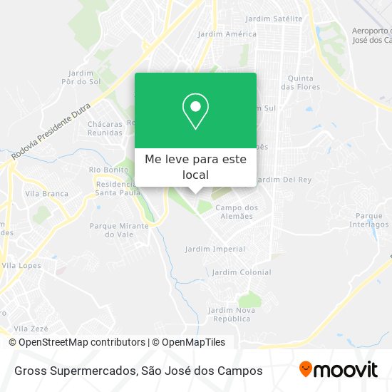 Gross Supermercados mapa