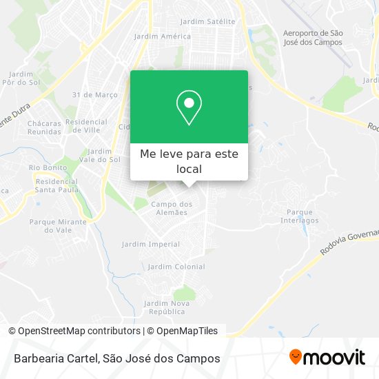 Barbearia Cartel mapa