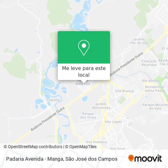 Padaria Avenida - Manga mapa