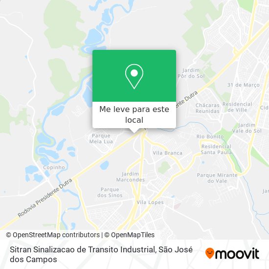 Sitran Sinalizacao de Transito Industrial mapa