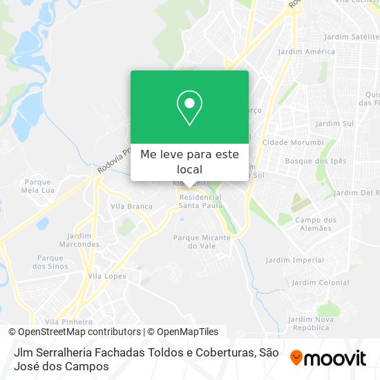 Jlm Serralheria Fachadas Toldos e Coberturas mapa