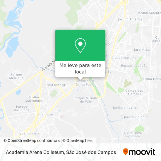 Academia Arena Coliseum mapa