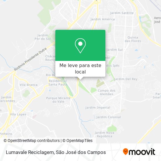 Lumavale Reciclagem mapa