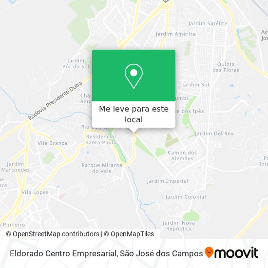 Eldorado Centro Empresarial mapa