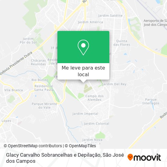 Glacy Carvalho Sobrancelhas e Depilação mapa