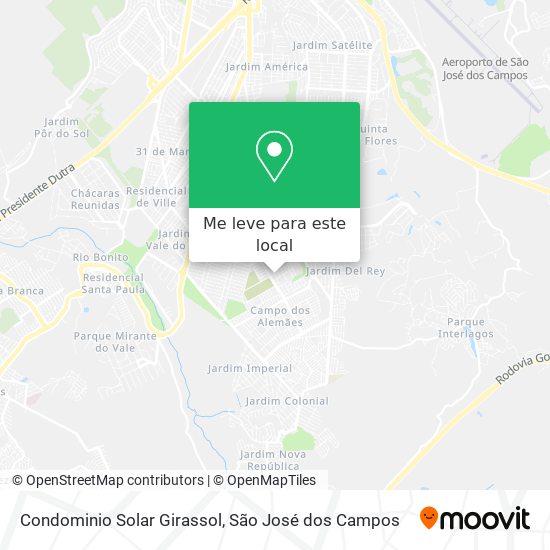 Condominio Solar Girassol mapa