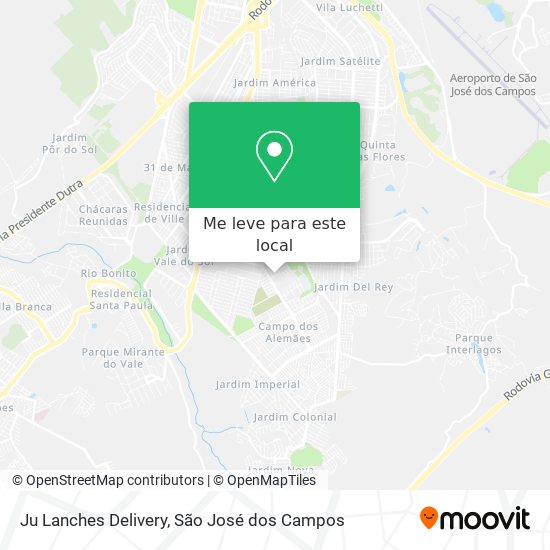 Ju Lanches Delivery mapa
