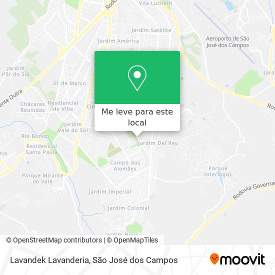 Lavandek Lavanderia mapa