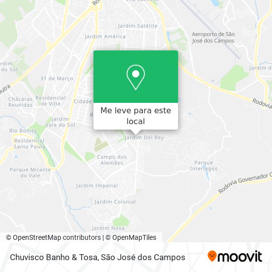 Chuvisco Banho & Tosa mapa