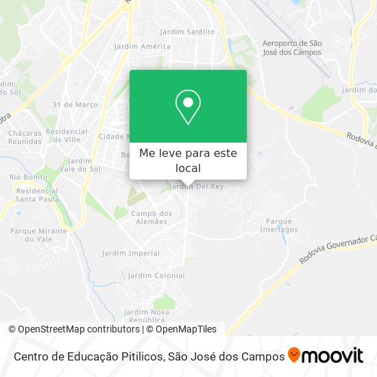 Centro de Educação Pitilicos mapa
