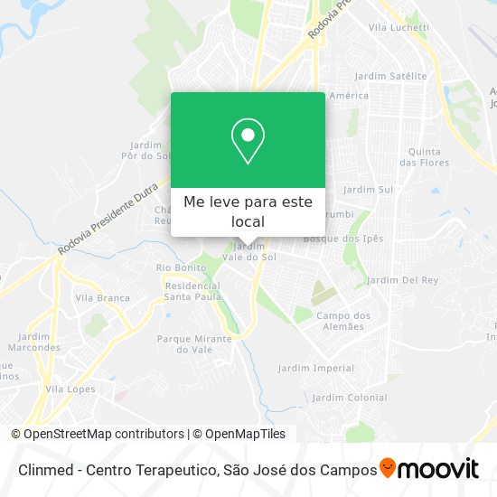 Clinmed - Centro Terapeutico mapa