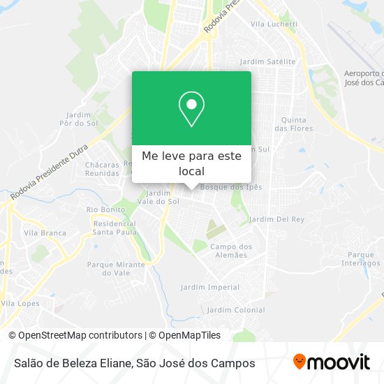 Salão de Beleza Eliane mapa