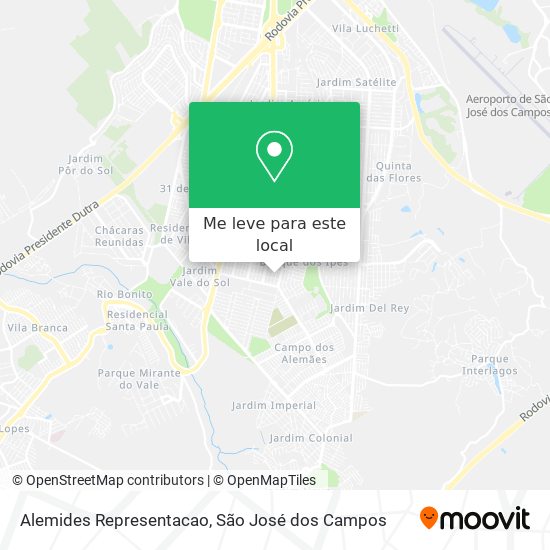 Alemides Representacao mapa